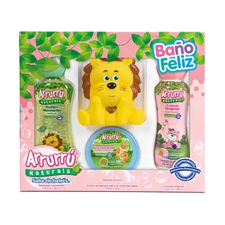 Estuche Arrurru Naturals Baño Feliz