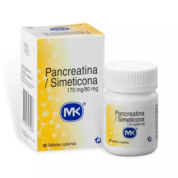 Pancreatina Simeticona