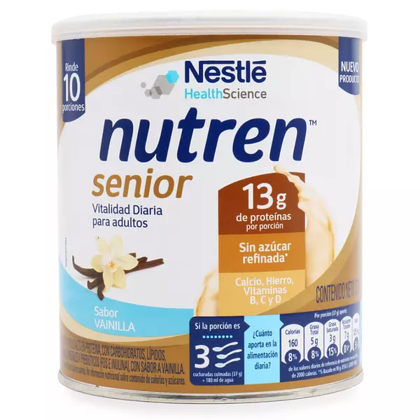 Nutren Senior Polvo Vainilla 370 Gr