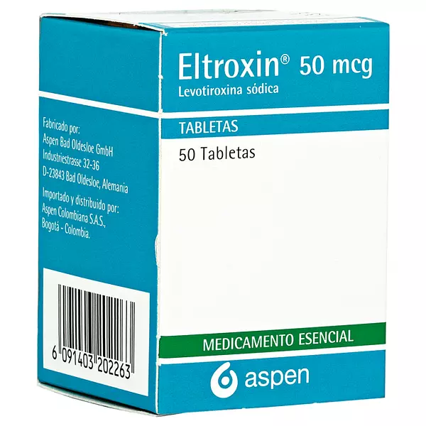 Eltroxin 50 Mcg