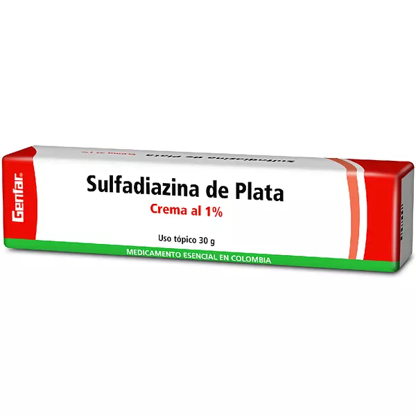 Sulfadiazina De Plata 1% 30 Gr