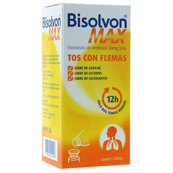 Bisolvon Max Jarabe 120 Ml