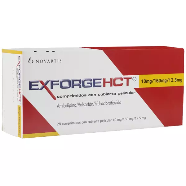 Exforge Hct 10 Mg/ 160 Mg/ 12.5