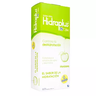 Hidraplus 75 Zinc Manzana Sobres