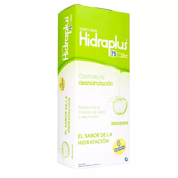 Hidraplus 75 Zinc Manzana Sobres