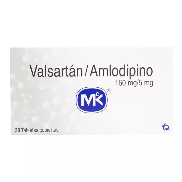 Valsartan Amlodipino 160 Mg / 5 Mg