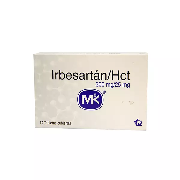 Irbesartan Hct 300 Mg + 25 Mg