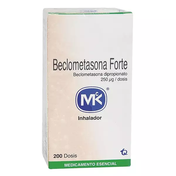 Beclometasona Forte Inhalador 250 Mcg