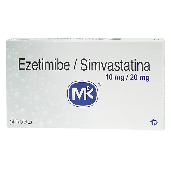 Ezetimibe + Simvastatina 10 Mg / 20 Mg