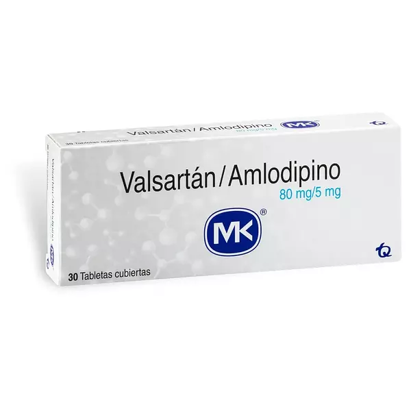 Valsartan Amlodipino 80 Mg / 5 Mg