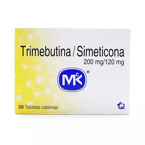 Trimebutina + Simeticona 200 Mg / 120 Mg