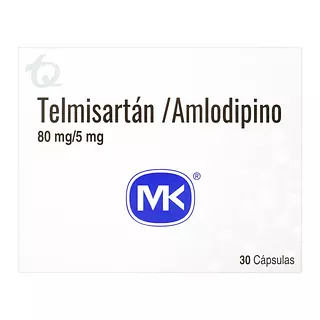 Telmisartan 80 Mg + Amlodipino 5 Mg