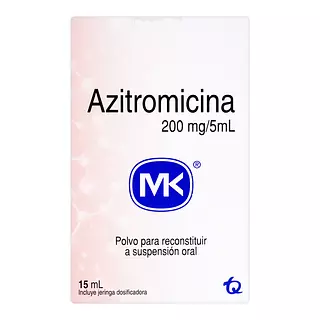 Azitromicina 200mg/5ml Polvo 15 Ml