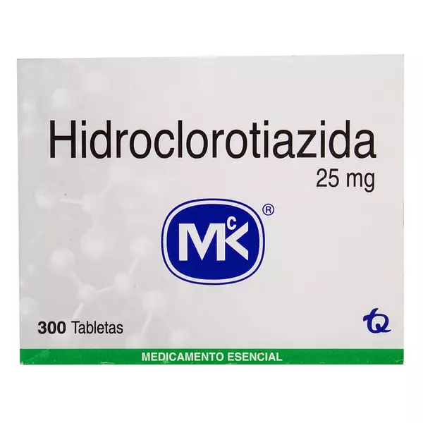 Hidroclorotiazida 25 Mg