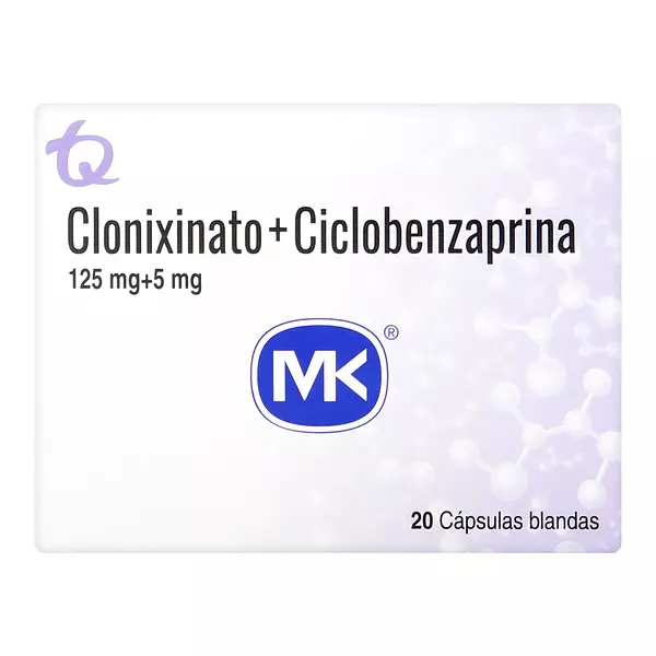 Clonixinato 125 Mg + Ciclobenzaprina 5 Mg