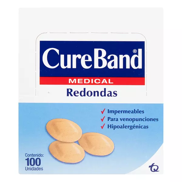 Curas Cure Band Redondas Plegadiza