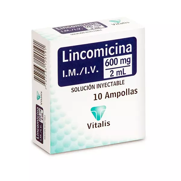 Lincomicina 600 Mg / 2 Ml Ampollas