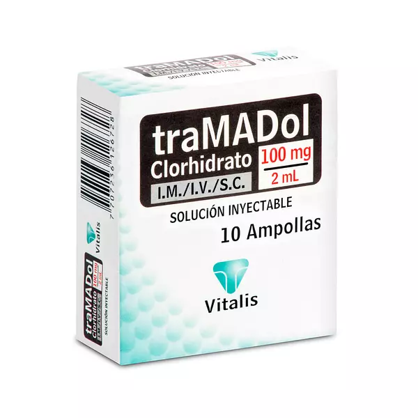 Tramadol 100 Mg/ 2 Ml Ampollas