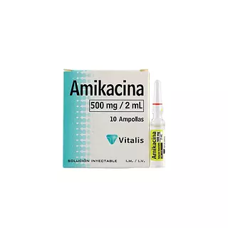 Amikacina 500 Mg / 2 Ml Ampollas