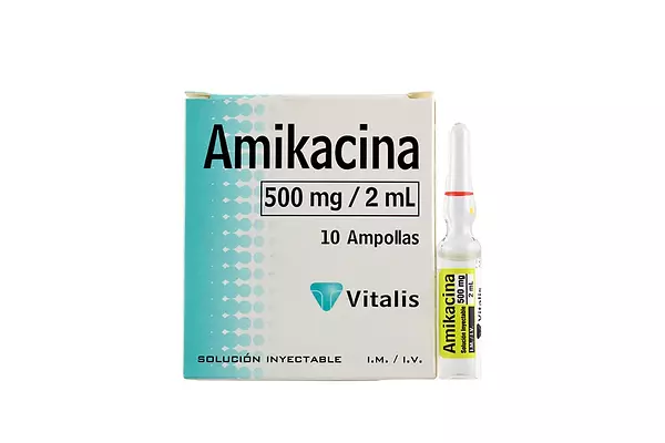 Amikacina 500 Mg / 2 Ml Ampollas