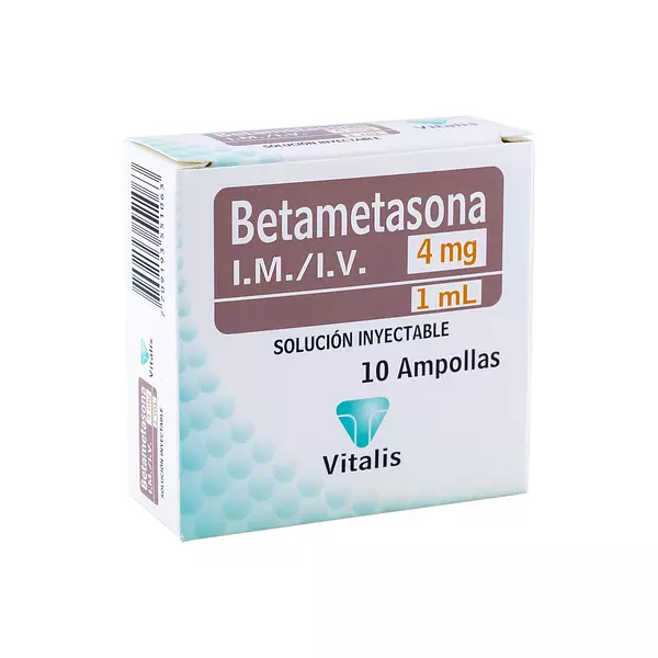 Betametasona 4 Mg /1 Ml Ampollas