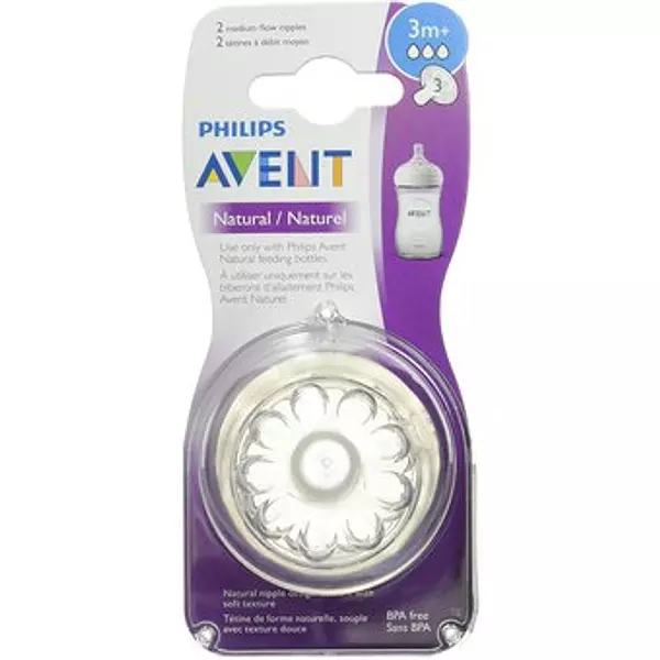 Chupo Philips Avent Flujo Medio 3m+