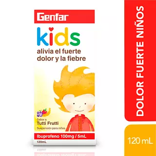Ibuprofeno Kids Suspensión 100 Mg/5 Ml