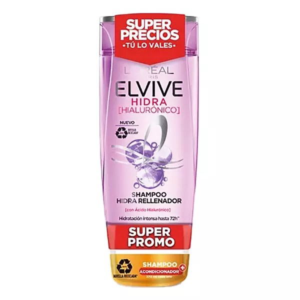 Shampoo Elvive Hidra Hialuronico + Acondicionador