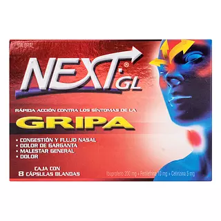 Next Gl Gripa 8 Capsulas Blandas