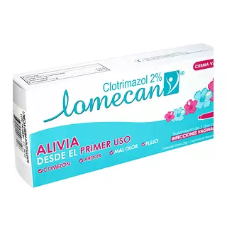 Lomecan V Crema Vaginal 2%