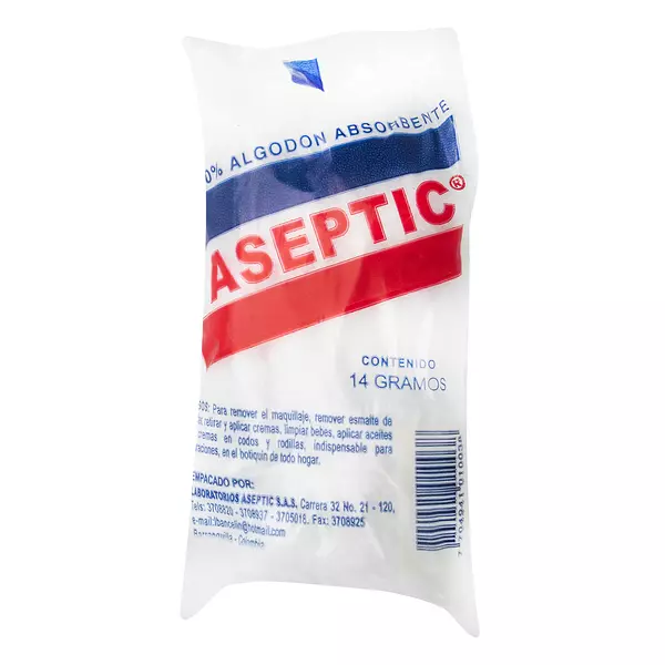 Algodon Aseptic 14 Gr