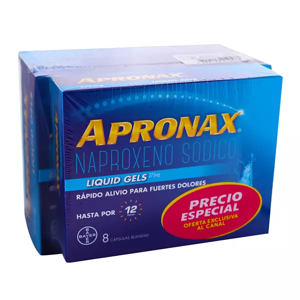 Promoción Apronax Liquids Gel 275mg