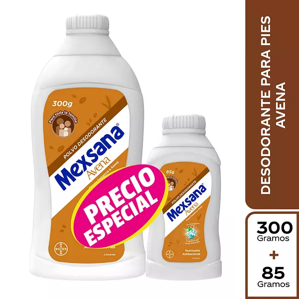 Promoción Talco Mexsana Avena 300gr