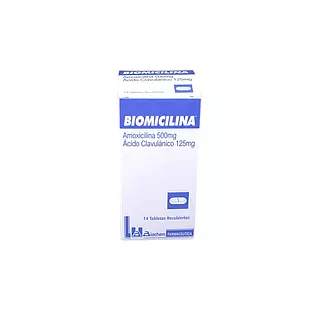 Biomicilina 500mg/125mg
