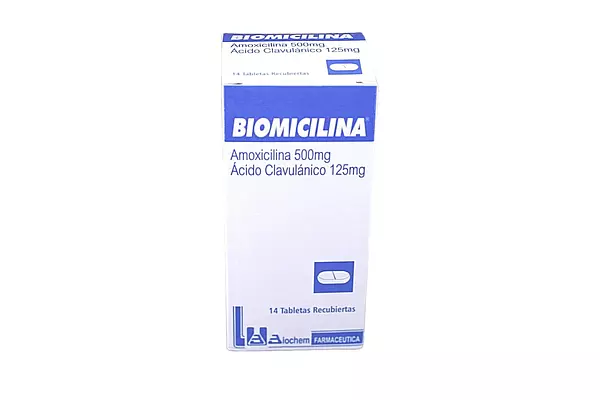 Biomicilina 500mg/125mg