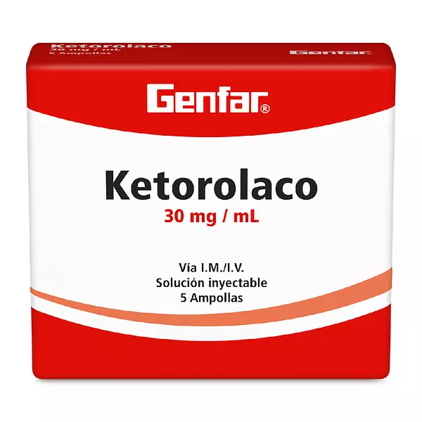 Ketorolaco Inyectable 30 Mg/Ml