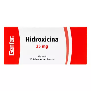 Hidroxicina 25 Mg