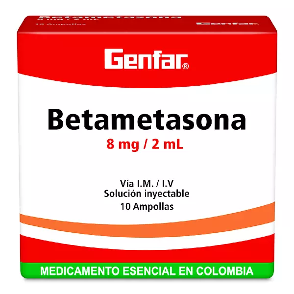 Betametasona 8 Mg 2 Ml