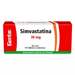 Simvastatina 20 Mg