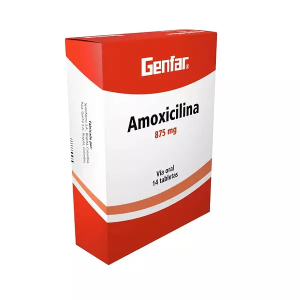 Amoxicilina 875 Mg