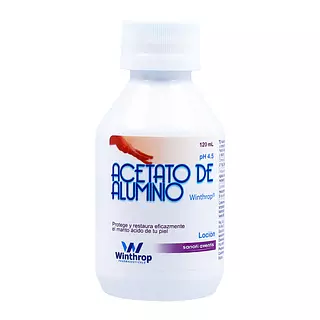 Acetato De Aluminio 120 Ml Gf