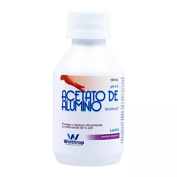 Acetato De Aluminio 120 Ml Gf