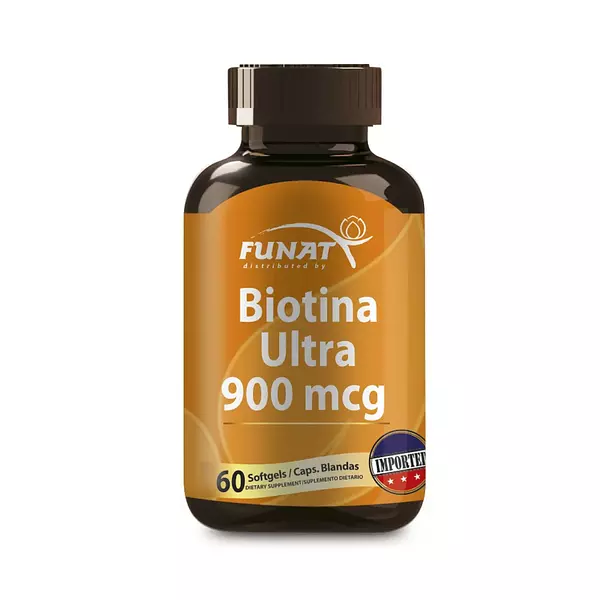 Biotina Ultra 900 Mcg