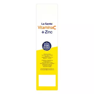 Vitamina C 500mg + Zinc Naranja