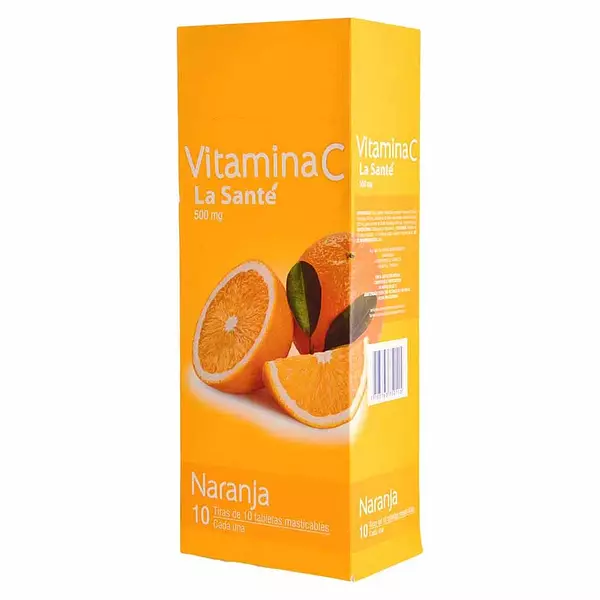 Vitamina C Naranja 500 Mg