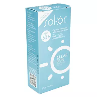 Bloqueador Sol-Or Clear Skin