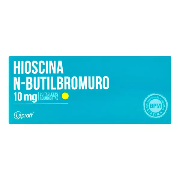 Hioscina N-Butil Bromuro 10 Mg