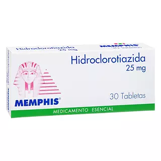 Hidroclorotiazida 25 Mg