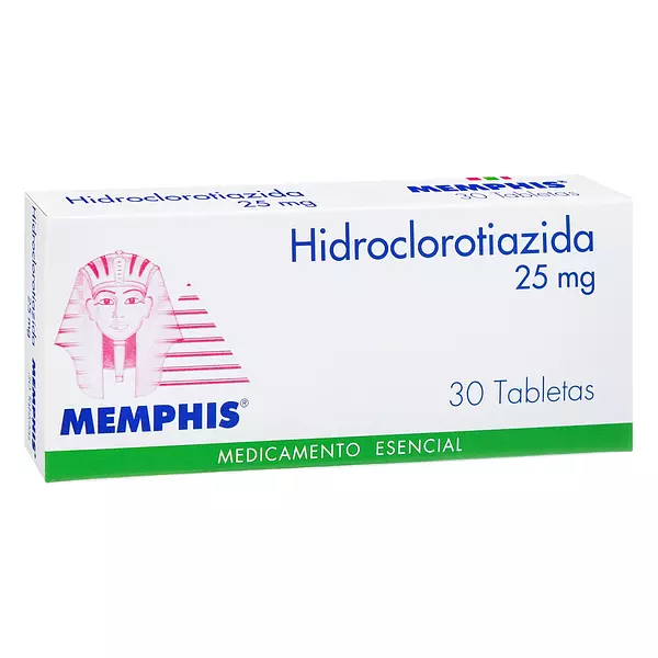 Hidroclorotiazida 25 Mg