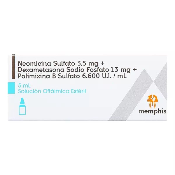 Dexametasona+Polimixina+Neomicina Gotas